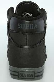 SUPRA The Vaider Sneaker in TUF Black Gunny  Karmaloop   Global 