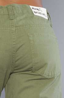 Washborn The Boyfriend Shorts in Khaki Green  Karmaloop   Global 