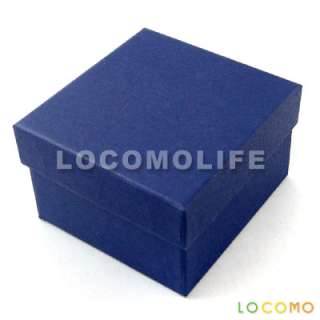 Watch Jewellery Pillow Paper Cardboard Gift Box BLUE  