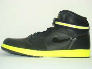 Nike Air Jordan 1 High Strap Basketballschuh schwarz/gelb  