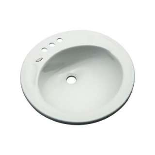 Thermocast Province Drop in Bathroom Sink 4 in Ice Gray 90480 at The 
