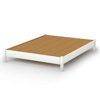   Story Pure White Queen Size Platform Bed 3050203 