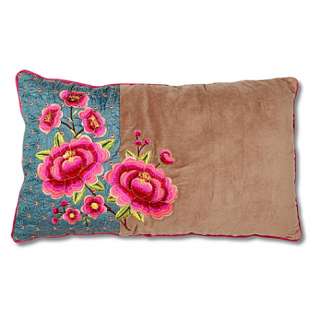 Multi flower khaki cushion   PIP STUDIO   Cushions   Home accessories 