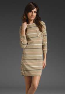 MARC BY MARC JACOBS Mallory Stripe Jersey Dress in Chinchilla at 