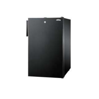   Compact All Refrigerator with Lock in Black FF521BL 