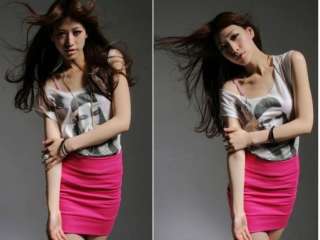 HOT Colorful Candy Colors Stretchable A line Mini Skirt 7 Colors 2 