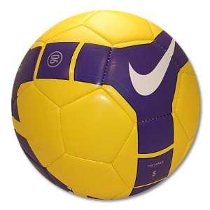 Nike Fussball T90 Strike Hi VIS Fußbälle Gelb/Lila  Sport 