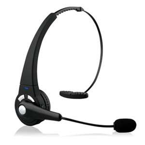 Over the Head Bluetooth Headset with Boom Mic For Blackberry Bold 9900 