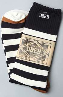 Obey The Ports Socks in Navy  Karmaloop   Global Concrete Culture