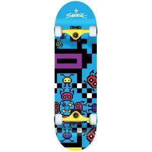 Powerslide Herren Skateboards Pixel Wars, dunkel blau, 31x7,75 