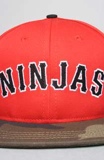 RockSmith The Ninja Camo Snapback Cap in Red  Karmaloop   Global 