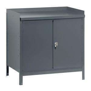  24 In. D Freestanding Steel Cabinet in Gray 59243 