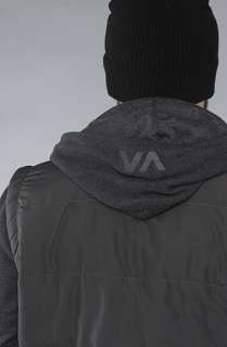 RVCA The Puffer Fleece IV Jacket in Bane  Karmaloop   Global 