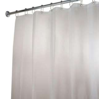 interDesignEVA Extra Wide Shower Curtain Liner in Clear Frost