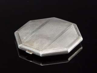 Sterling Silver Powder Compact, London 1937  