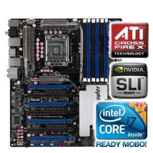 ASUS P6T7 WS SuperComputer Motherboard   LGA 1366, Intel X58, SATA 