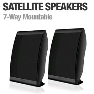 Polk Audio OWM3 Satellite Speakers   4.5 Mid, 1 Tweeter, 7 Way 