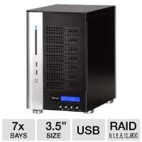 Thecus N7700+ NAS Enclosure   7 Bay 3.5 SATA to USB 2.0, eSATA, RAID 
