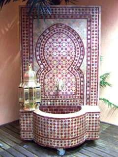 orientalischer Mosaik Brunnen Zimmerbrunnen Brunnen NEU  