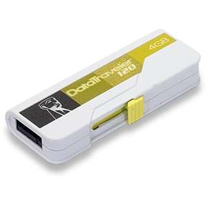 Kingston DT120/4GB DataTraveler 120 USB Flash Drive   4GB at 