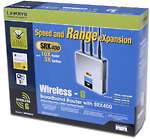 Linksys WRT54GX4 Wireless Router   240Mbps, 802.11g, 4 Port, SRX400 