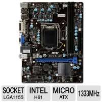 Click to view MSI H61M P31 (G3) Intel H61 Motherboard   MicroATX 