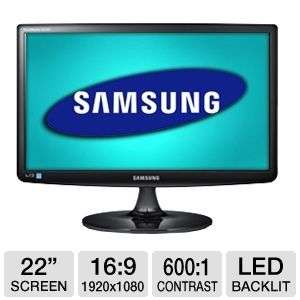 Samsung S22A100N 22 Class Widescreen LED Backlit Monitor   1920 x 1080 