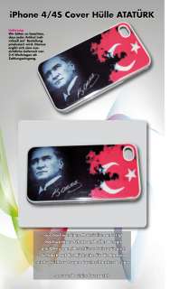 Iphone 4/4S Cover Hülle ATATÜRK Türkiye Fenerbahce Galatasaray 