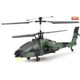 Carson 500507024   CFG Apache V6, Indoor Helikopter mit Beleuchtung, 4 