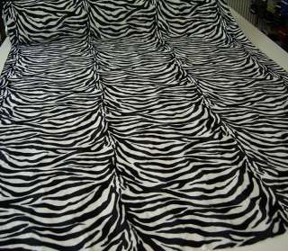 Zebra Kunstfell Fellimitat FELL Polsterstoff Möbelstoff  