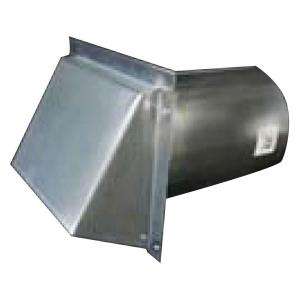 Speedi Products 6 in. Round Galvanized Wall Vent with Spring Return 