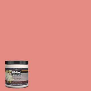BEHR Ultra 8 oz. Peony Pink Interior/Exterior Paint and Primer in One 