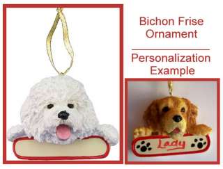 BICHON FRISE Personalized Christmas Ornament Gift New  
