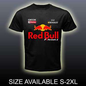 New F1 Sebastian formula one Vettel black t shirt S 2XL  