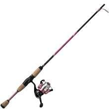 AMPHIBIOUS JR SPINNING COMBO 56 GRN/ORG ROD AND REEL COMBO 