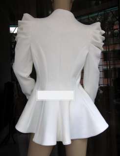 Amazing Womens OL Suit Blazer One Button Shrug Shoulder Jacket Coat 