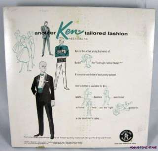  ken doll outfit casual 782 1961 1963 very hard to find in this new 