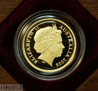 2008 Centenary of Rugby League $10 Gold Proof Coin .999  