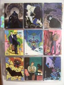 1994 DC Skybox Complete set (100) Batman Saga of the Dark Knight Cards 