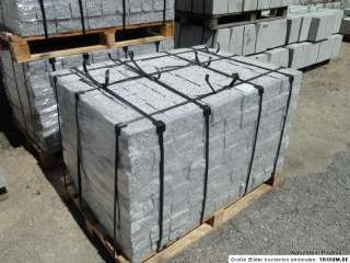 Granit Pflastersteine Granitpflaster gesägt 8*8*8 hellgrau Pflaster 