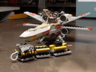 Lego 1999 Star Wars Classic X Wing Fighter 7140 & 7104 5 minifigures 