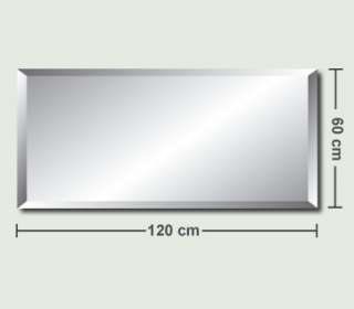 Rahmenloser Kristallspiegel Wandspiegel Badspiegel Spiegel 60x120 