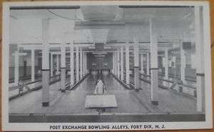 1940 PC Post Ex. Bowling Alley Interior   Fort Dix, NJ  