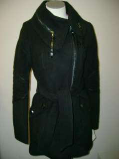 RUD by Rudsak Assymetrical Collar Belted Coat NWT $360  