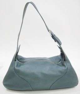 BALLY Blue Leather Medium Size Shoulder Handbag  