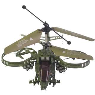 New 3 Channel I/R Helicopter Gyro Remote Control Model Airplane Army 