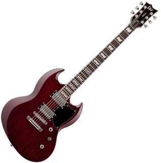 ESP LTD Deluxe Viper 1000 STBC Electric Guitar in See Thru Black 