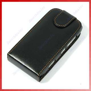 leather case cover skin flip pouch for nokia n8 black pictures