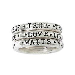 NEW Popular Stackable True Love Waits Purity Ring  