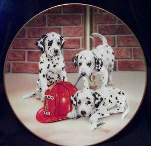 Princeton Gallery Collector Plate Firehouse Frolic  